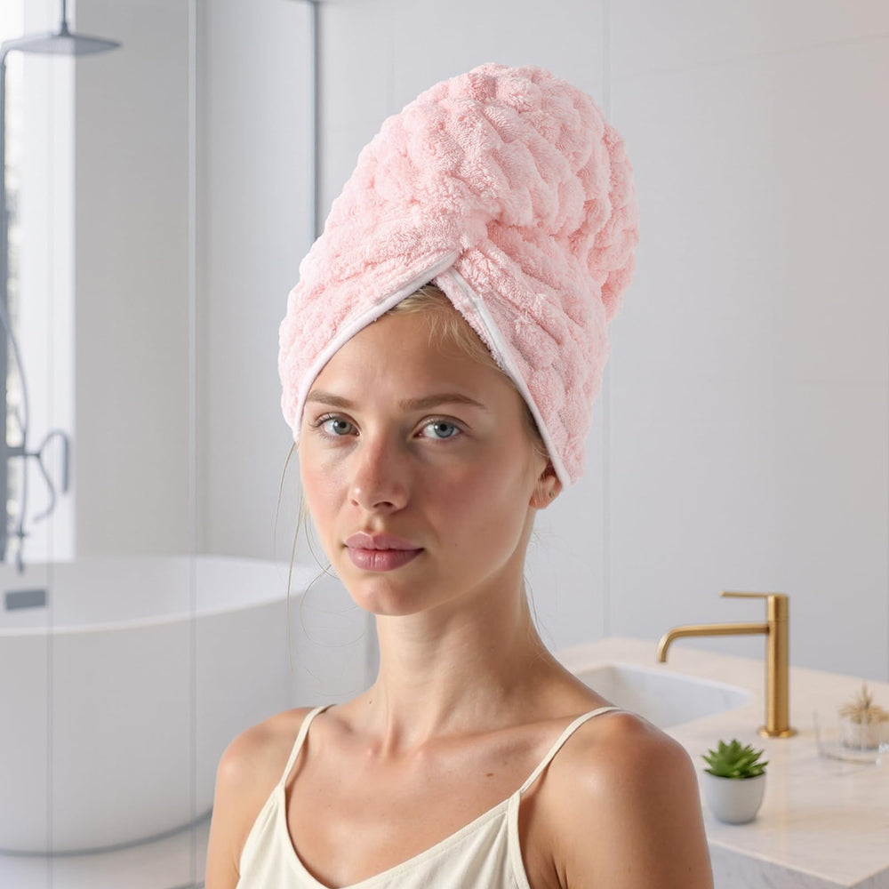 REDKISS cloud-surface microfiber towel highlights high absorbency for quicker drying