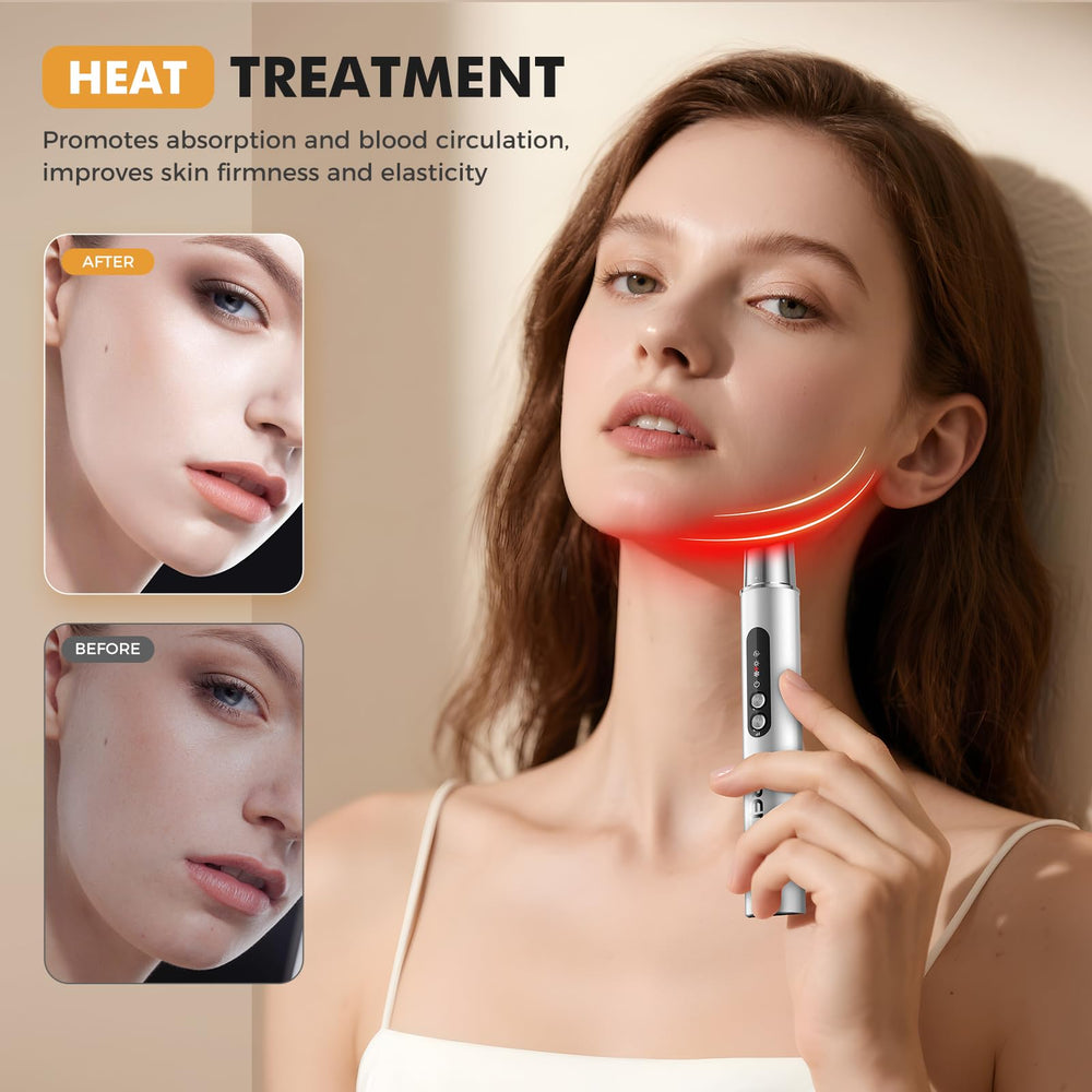 Redlook Depuffing Wand silver-finish design adds premium feel.