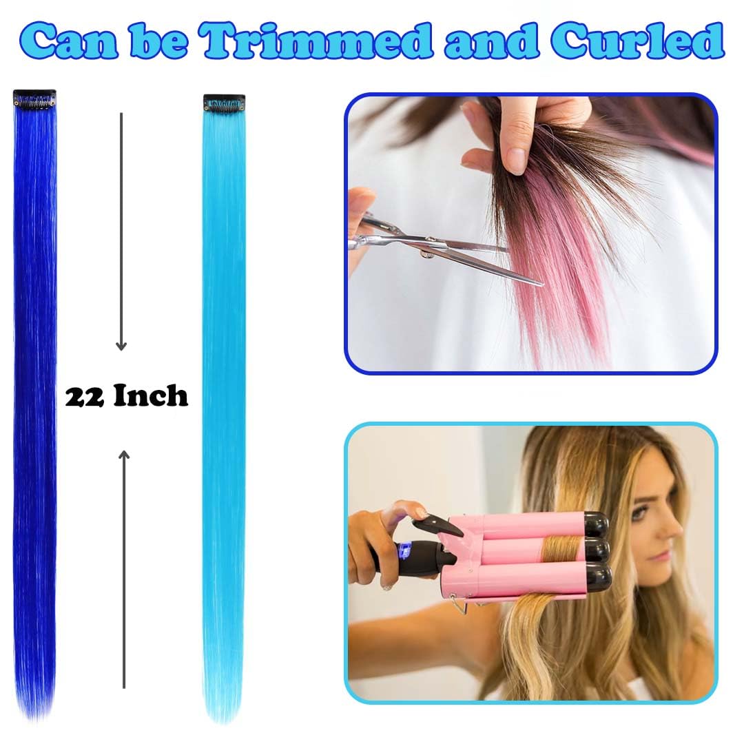 REDMENCO heat-resistant clip-in extensions up to 320°F for versatile styling.