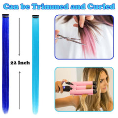 REDMENCO heat-resistant clip-in extensions up to 320°F for versatile styling.