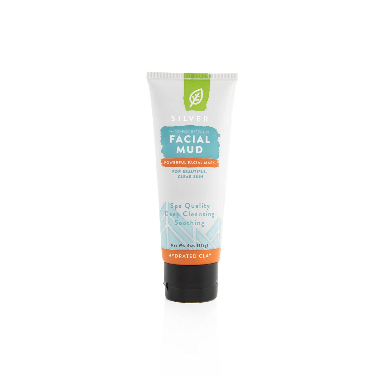 Redmond Bentonite Hydrated Clay Face Mask Tube shows pure USA-sourced clay for at-home skincare