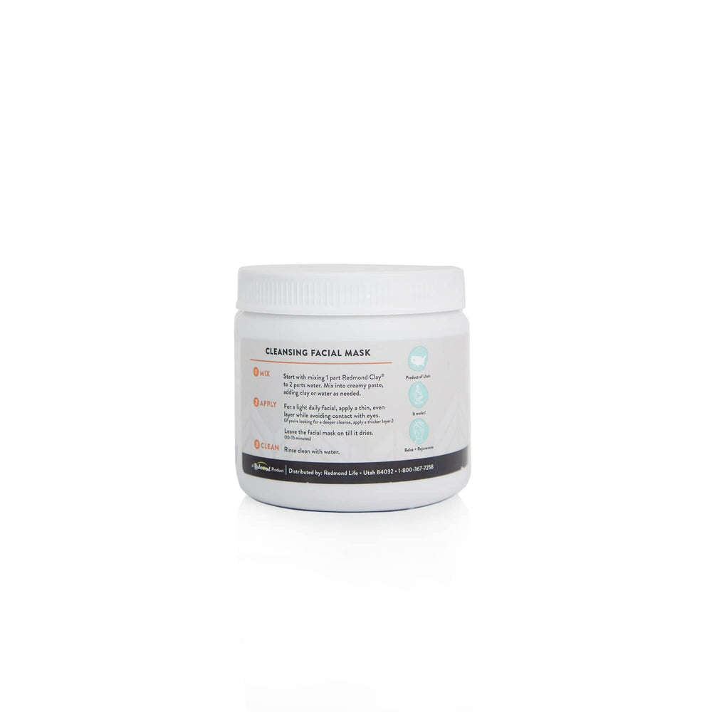 Redmond Clay Bentonite drawing impurities as it dries on pores.