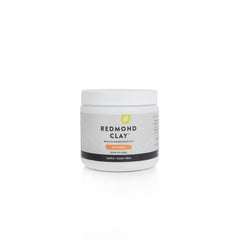 Redmond Clay Bentonite mask application shows pore-refining action for smoother skin.