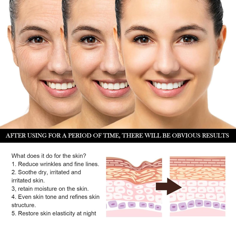 Applying Rednow Lilinas serum to the cheek for gentle nourishment