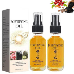 Rednow Lilinas Castor Oil Face Serum bottle on vanity for daily hydration