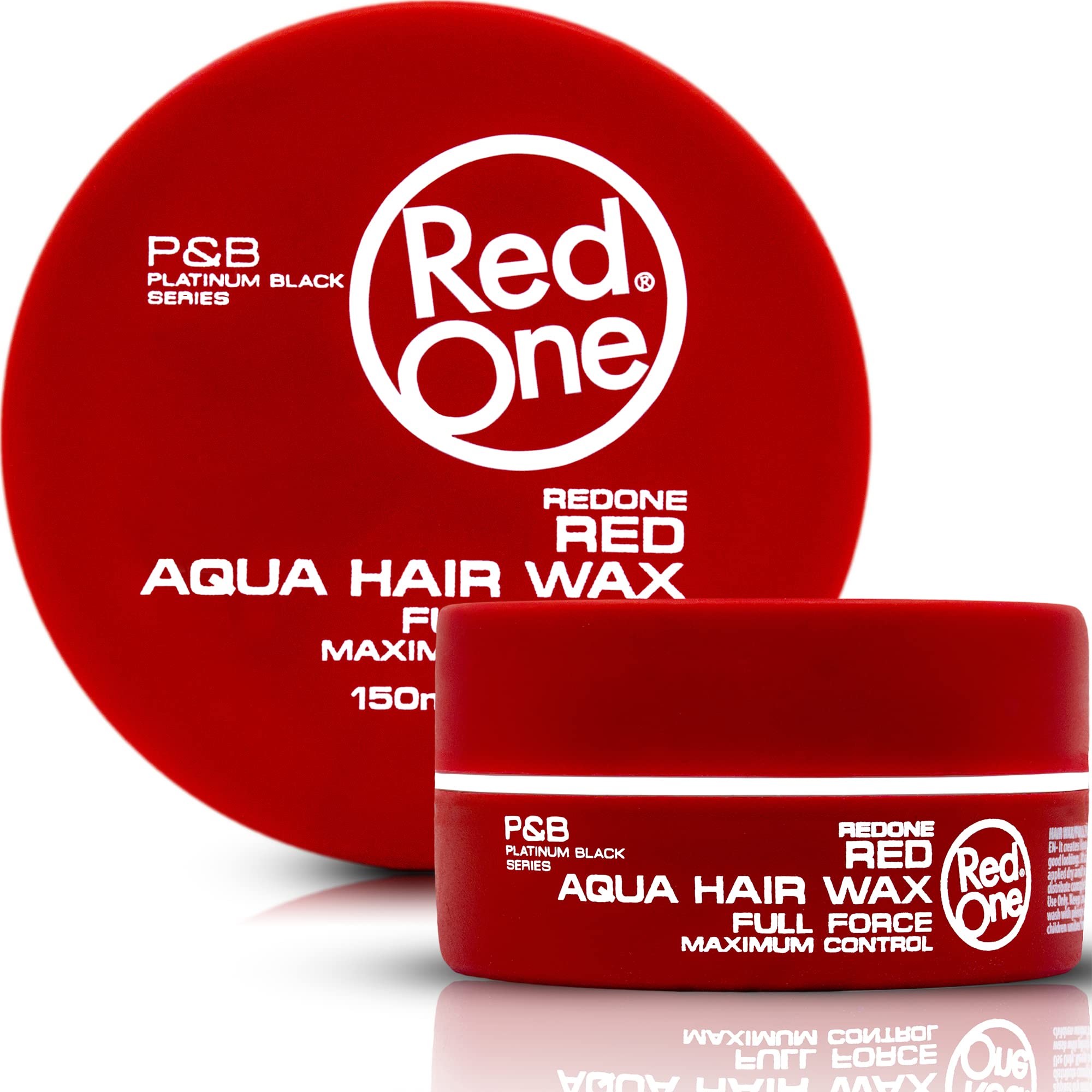 RedOne Aqua Hair Wax demonstrates water-soluble wash-out.