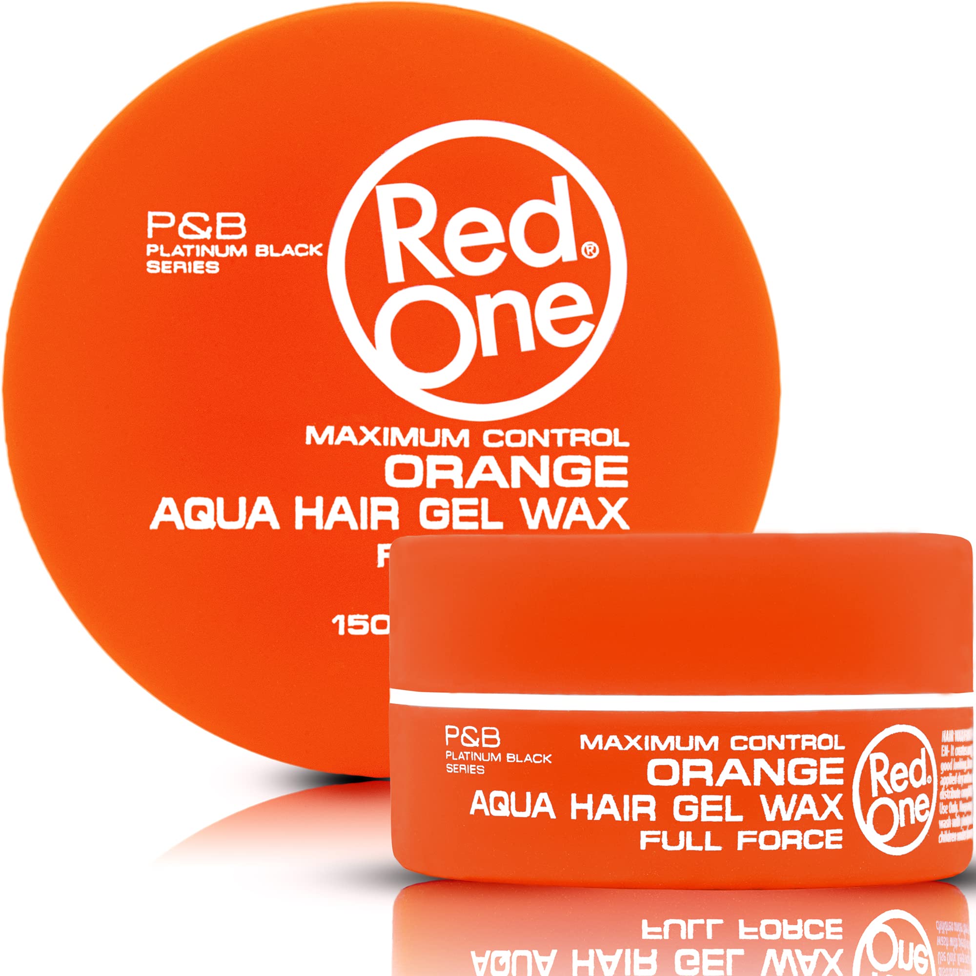 Redone Hair Wax Orange bottle shows ultra-strong hold for all-day style.