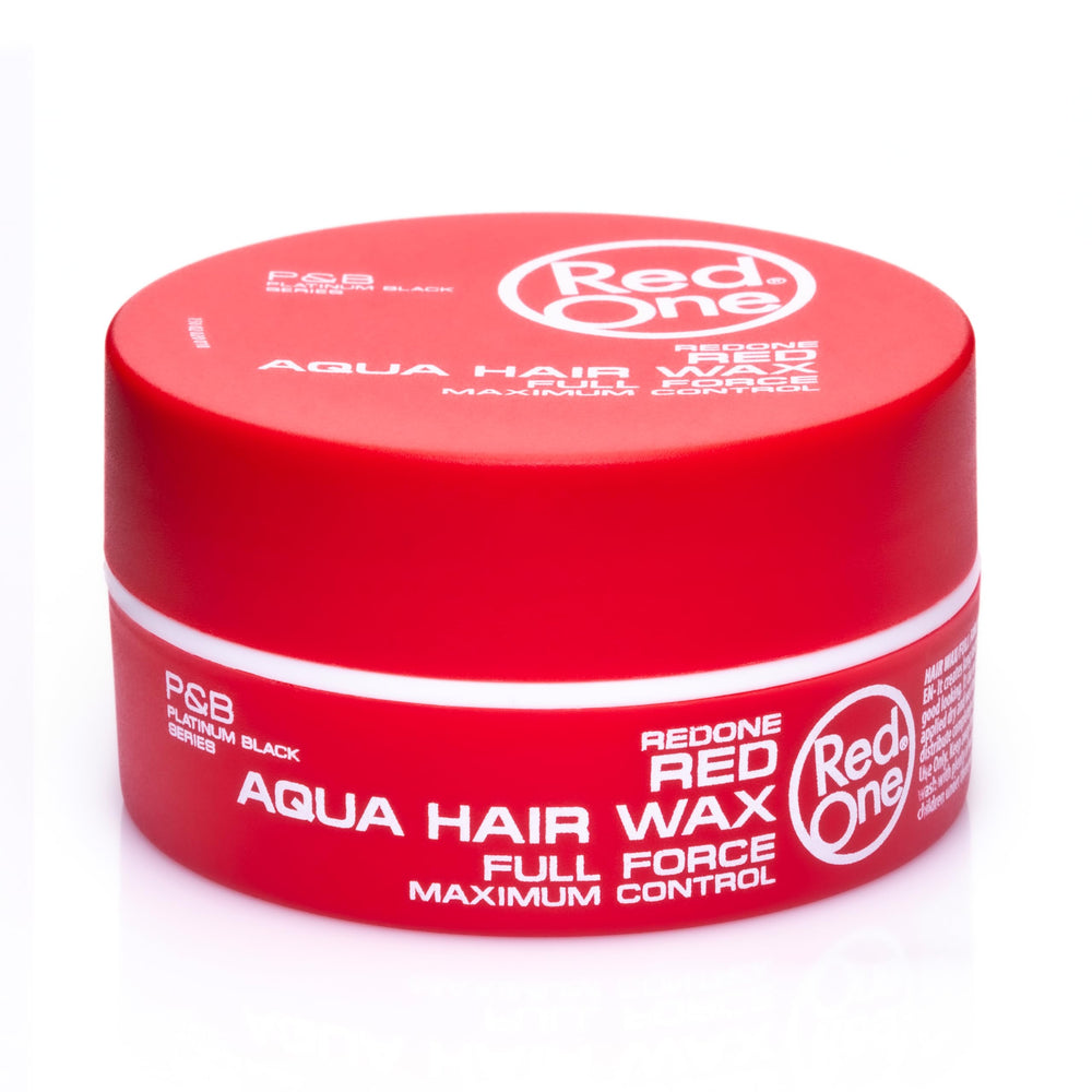Redone Hair Wax Red strawberry scent bottle offers a fresh fragrance during styling.