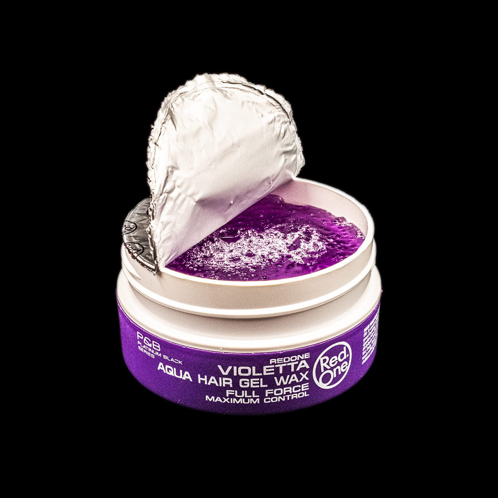Redone Violetta wax supports all hair types with flexible hold.
