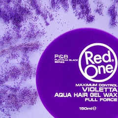 Redone Violetta wax delivers a glossy finish on hair without heaviness.