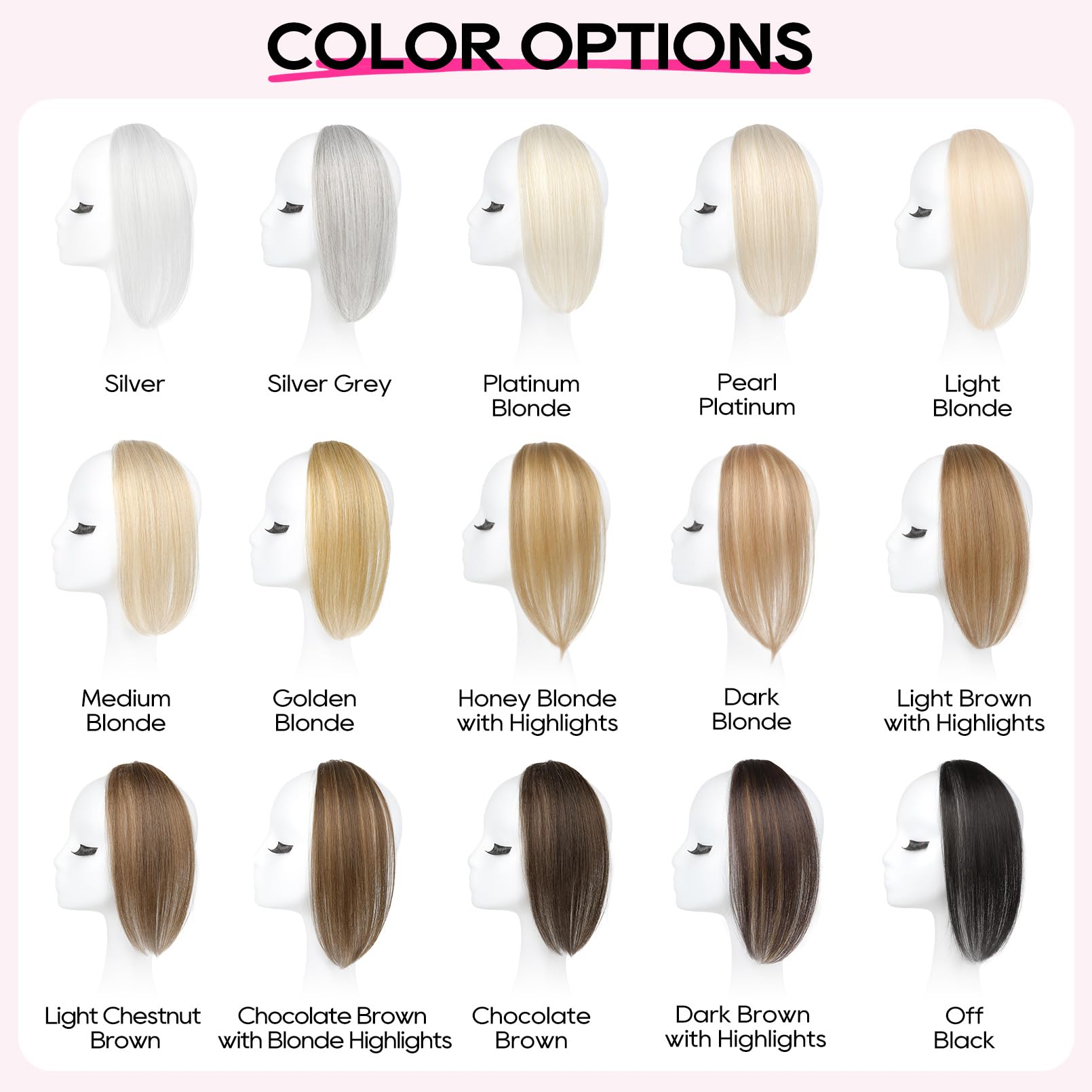 REECHO Clip-In Volumizer 12in chocolate brown color blend.