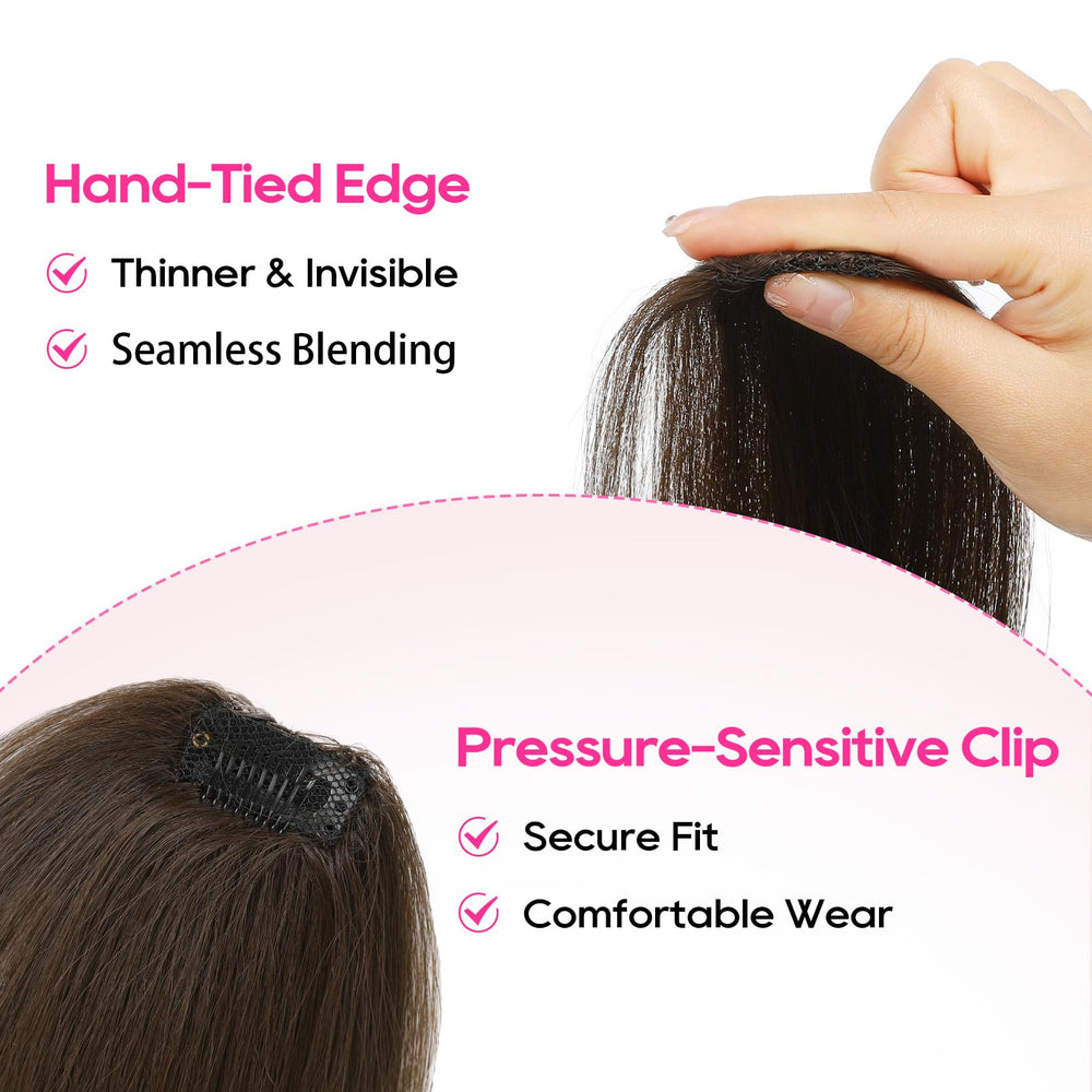 REECHO Clip-In Volumizer 12in side volume for balanced style.