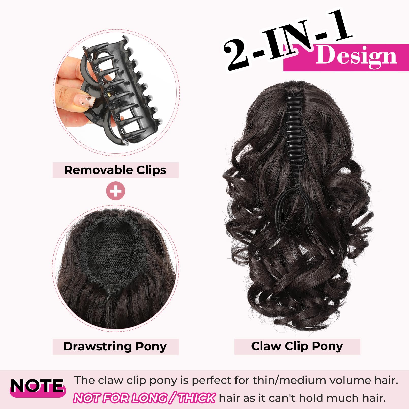 REECHO exclusive 100% HYOUITSU fiber closeup shows natural-looking, soft hair texture.