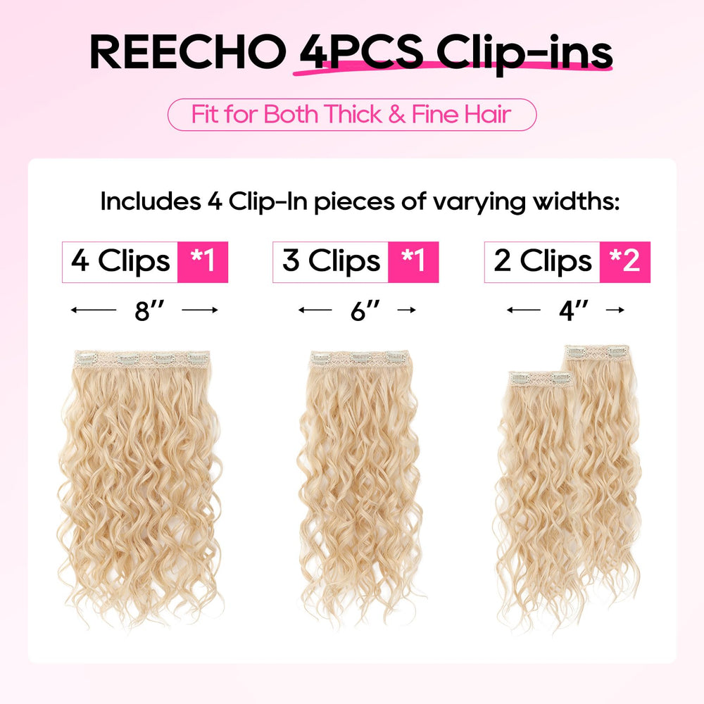 REECHO curly hair extensions stay tangle-free and retain curl shape over time.