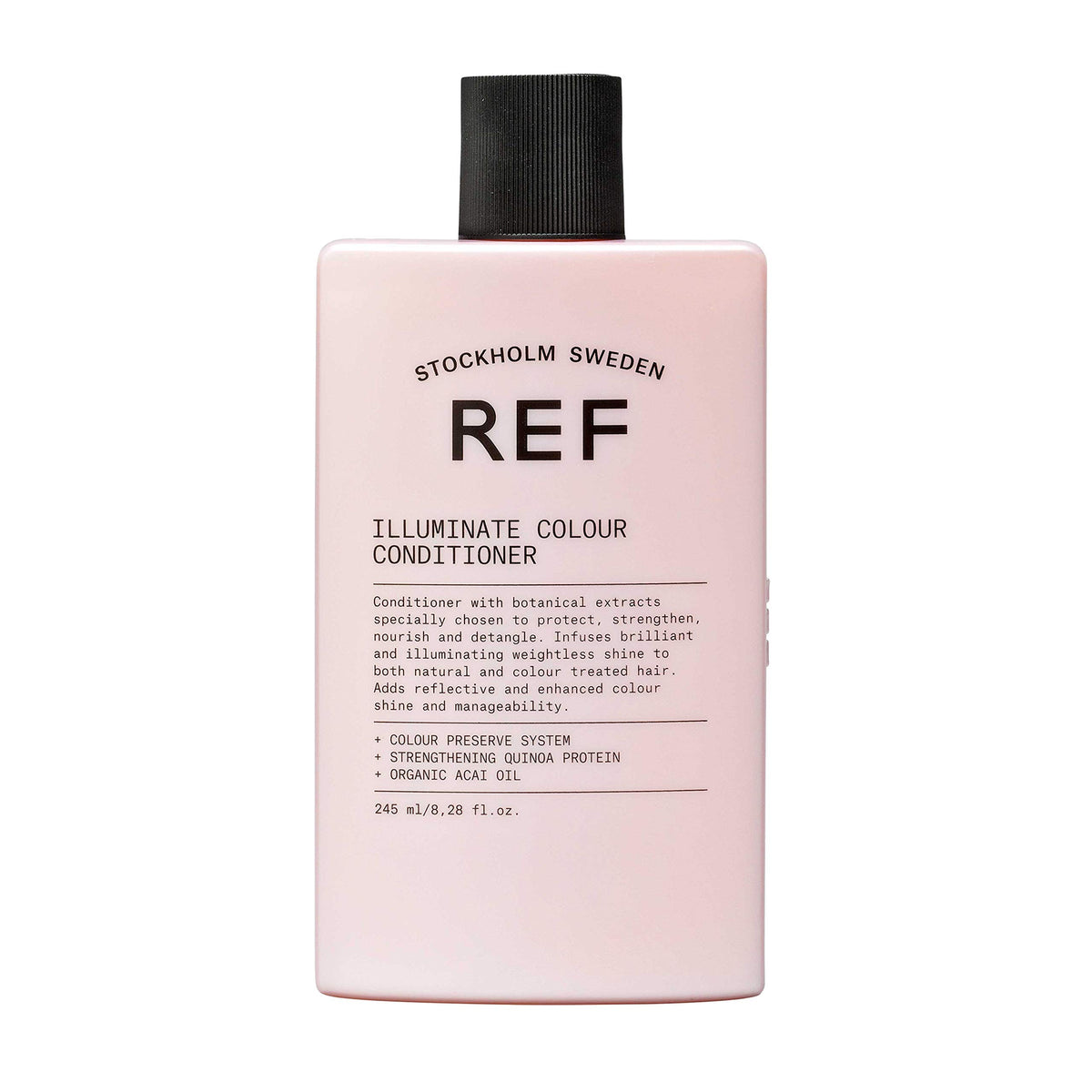 REF Illuminate Colour Conditioner bottle shows weightless shine for colour-treated hair