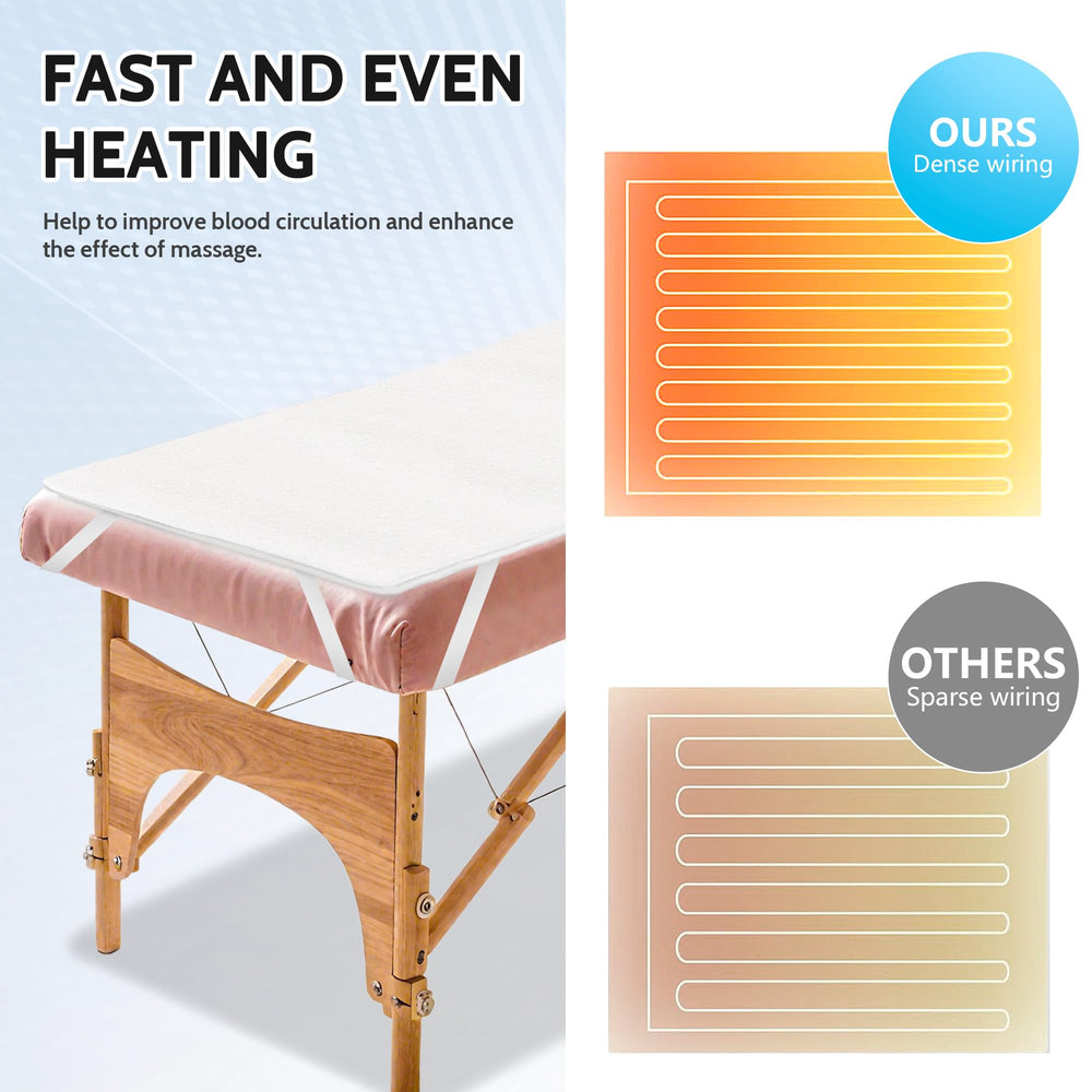 ReFzeg massage table warmer elastic corner straps secure stable fit