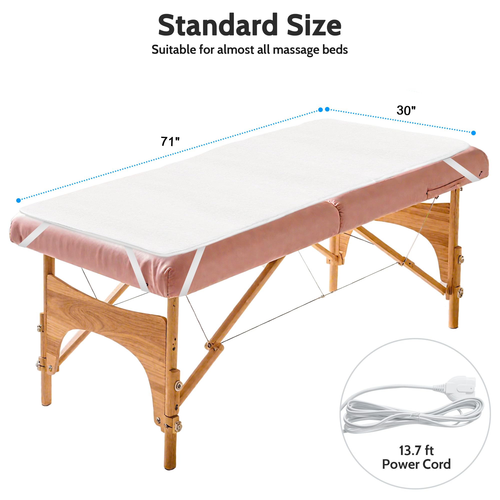 ReFzeg massage table warmer thick plush fleece adds luxurious touch
