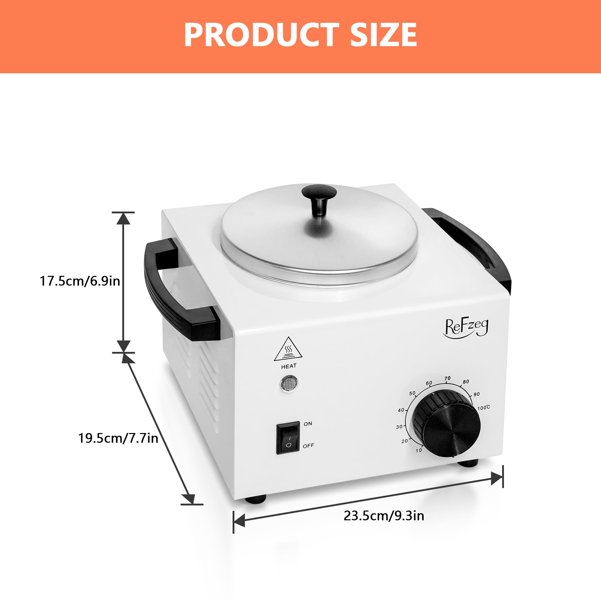 ReFzeg non-slip feet prevent sliding on countertops during use