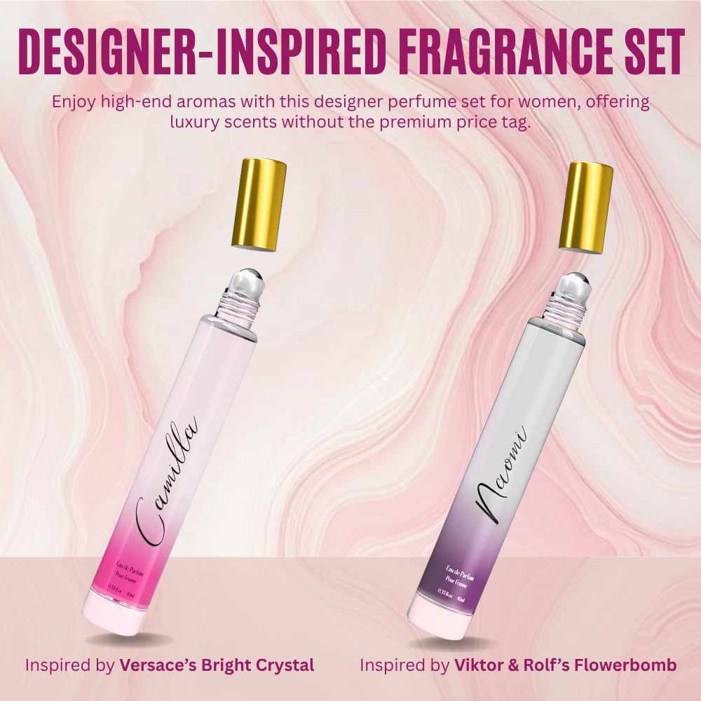 Regal Fragrances Crimson rollerball bottle with saffron and jasmine for evening mood.