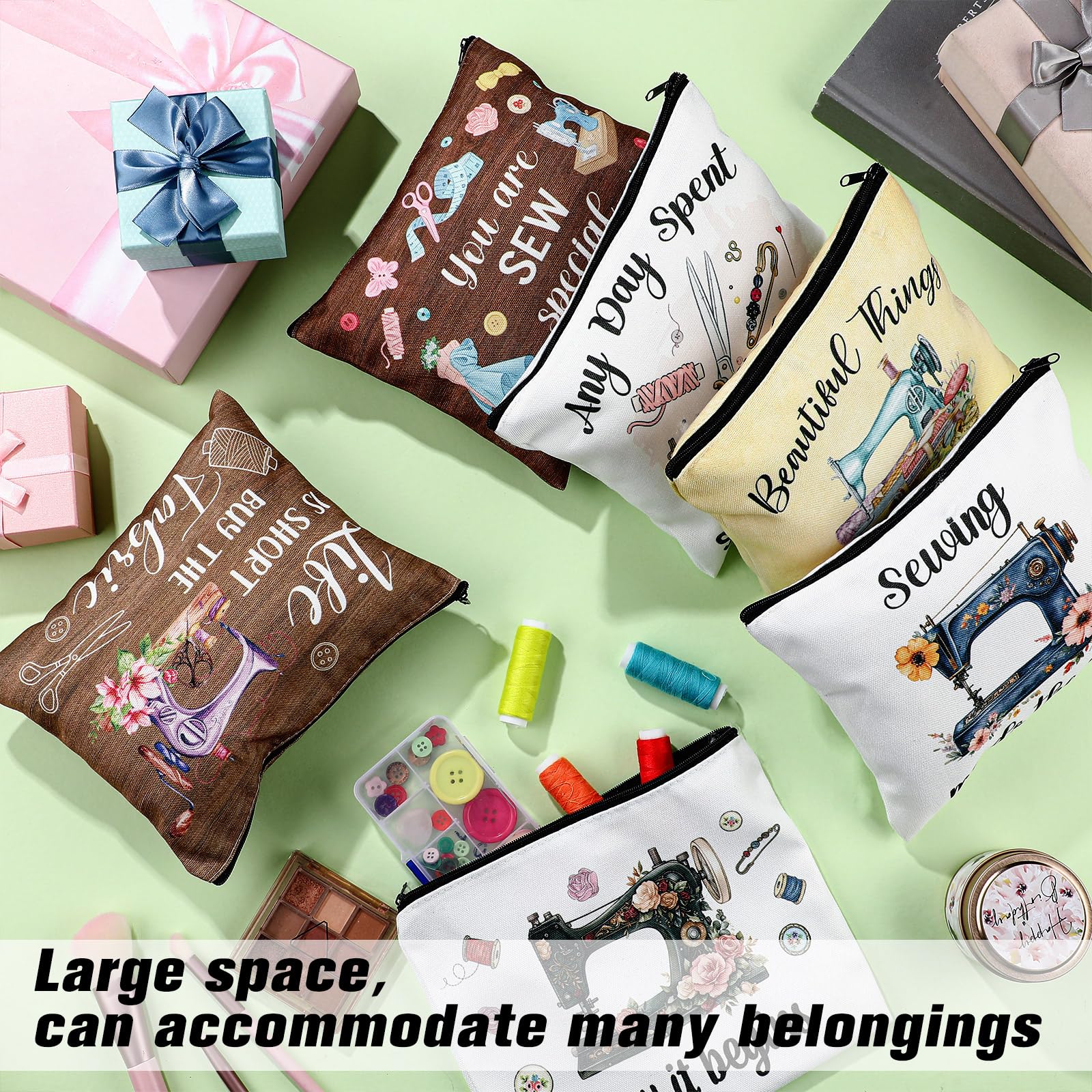 Reginary small cosmetic pouch compact portable carry-on-friendly option for on-the-go touch-ups.