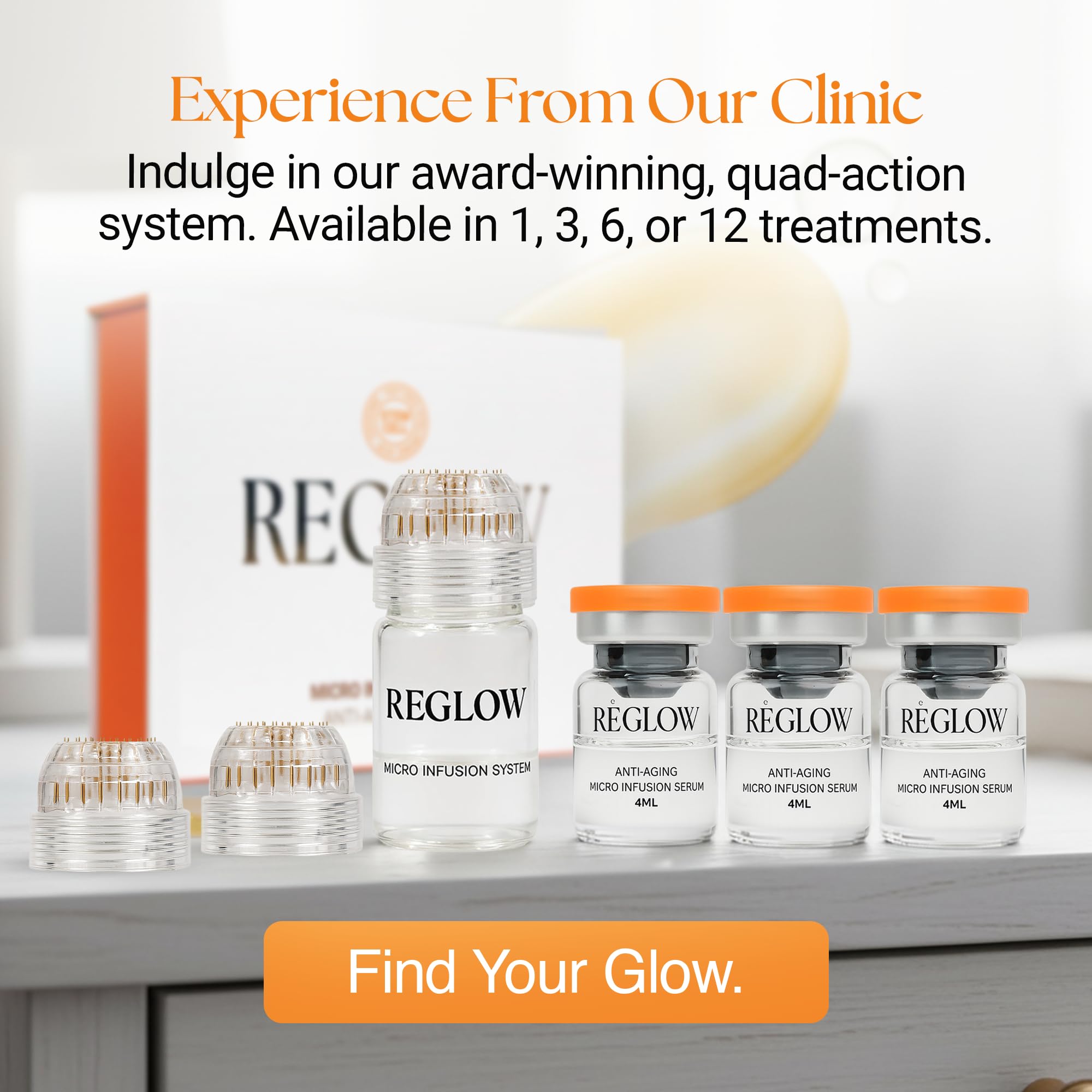 ReGlow clinic-backed quality promises safety and professional-grade at-home use.