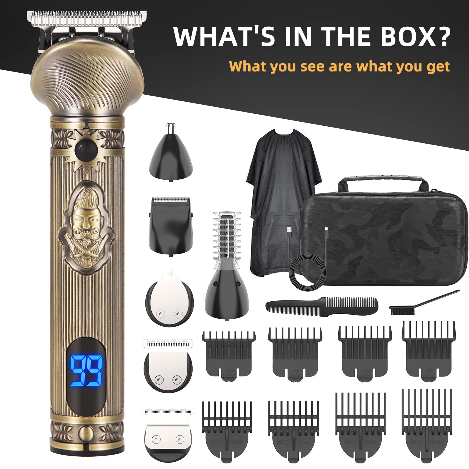 REHOYO cordless design and compact size for easy grooming anywhere