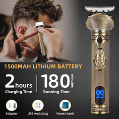 REHOYO beard trimmer with vintage steampunk design doubles as a style statement