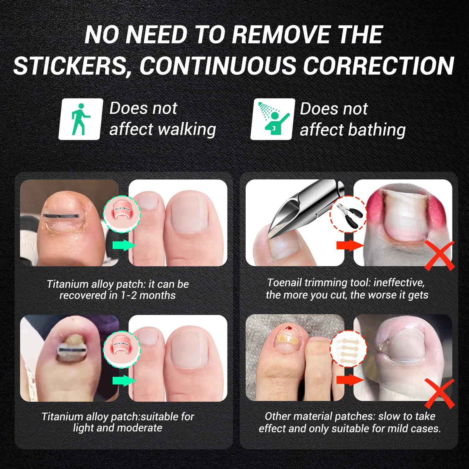 Reieset easy-application strip preventing glue mess during use.