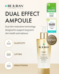 REJURAN Dual Effect Ampoule texture on skin for smoother, firmer complexion