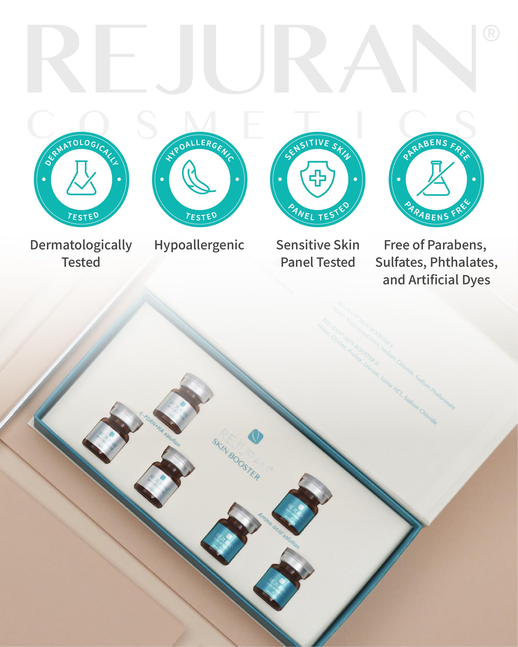REJURAN plant extracts scene highlights Echinacea and Raspberry Leaf for revitalization