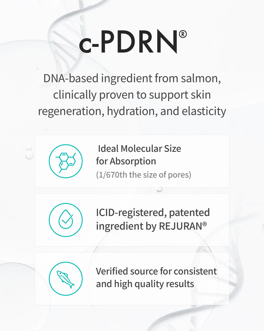 REJURAN c-PDRN signature ingredient emphasis on regenerative skin renewal benefits
