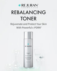 REJURAN c-PDRN technology molecule close-up highlights potential for firmer-looking skin.