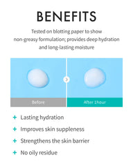 REJURAN Emulsion application on the hand demonstrates fast absorption and lightweight feel