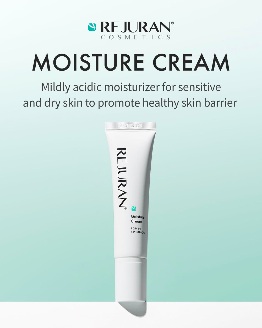 REJURAN Moisture Cream ceramides-rich formula emphasis on barrier repair