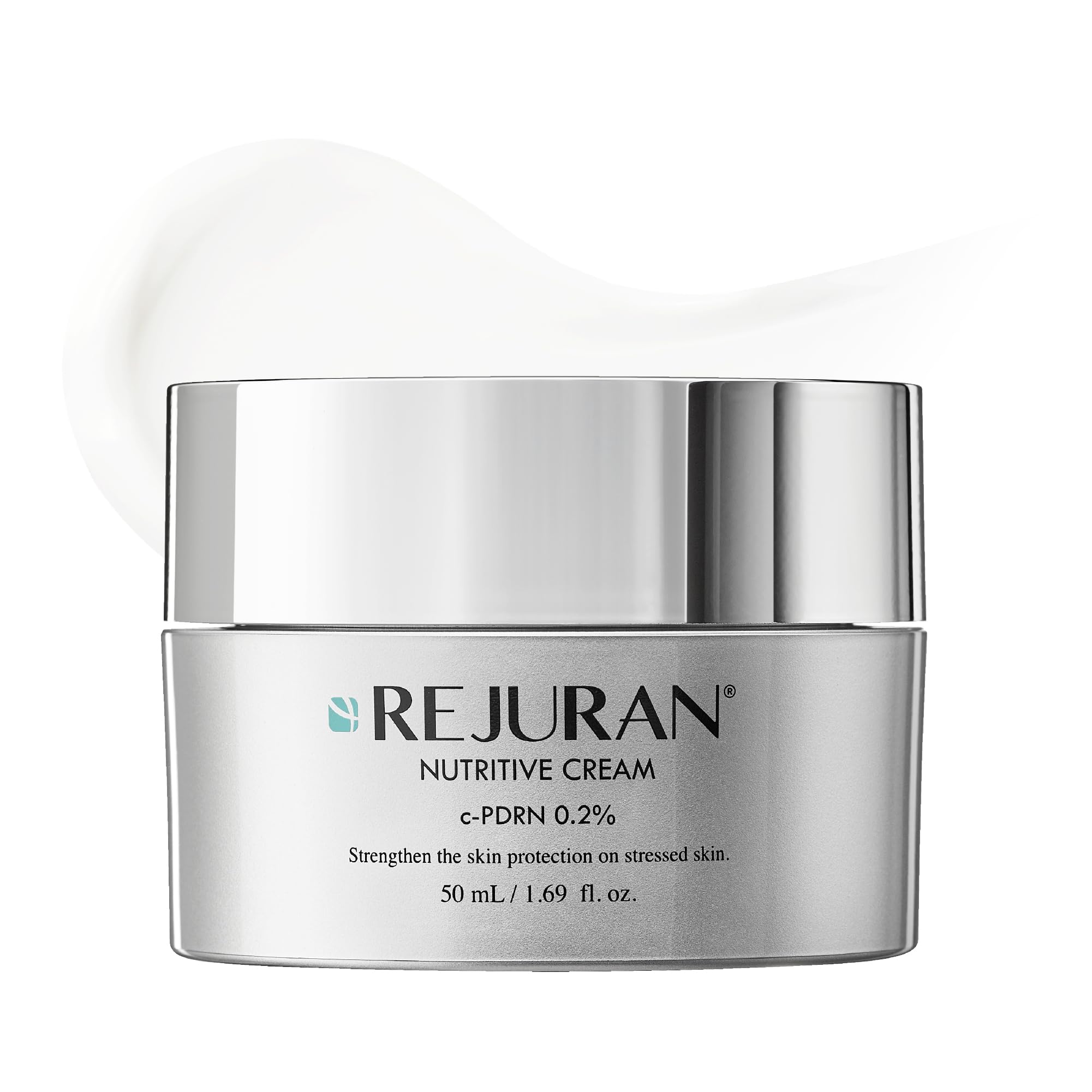 REJURAN Nutritive Cream bottle delivering deep hydration and daily nourishment.