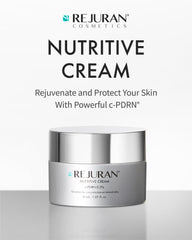 REJURAN Nutritive Cream closeup texture shows silky, easy-to-apply formula.