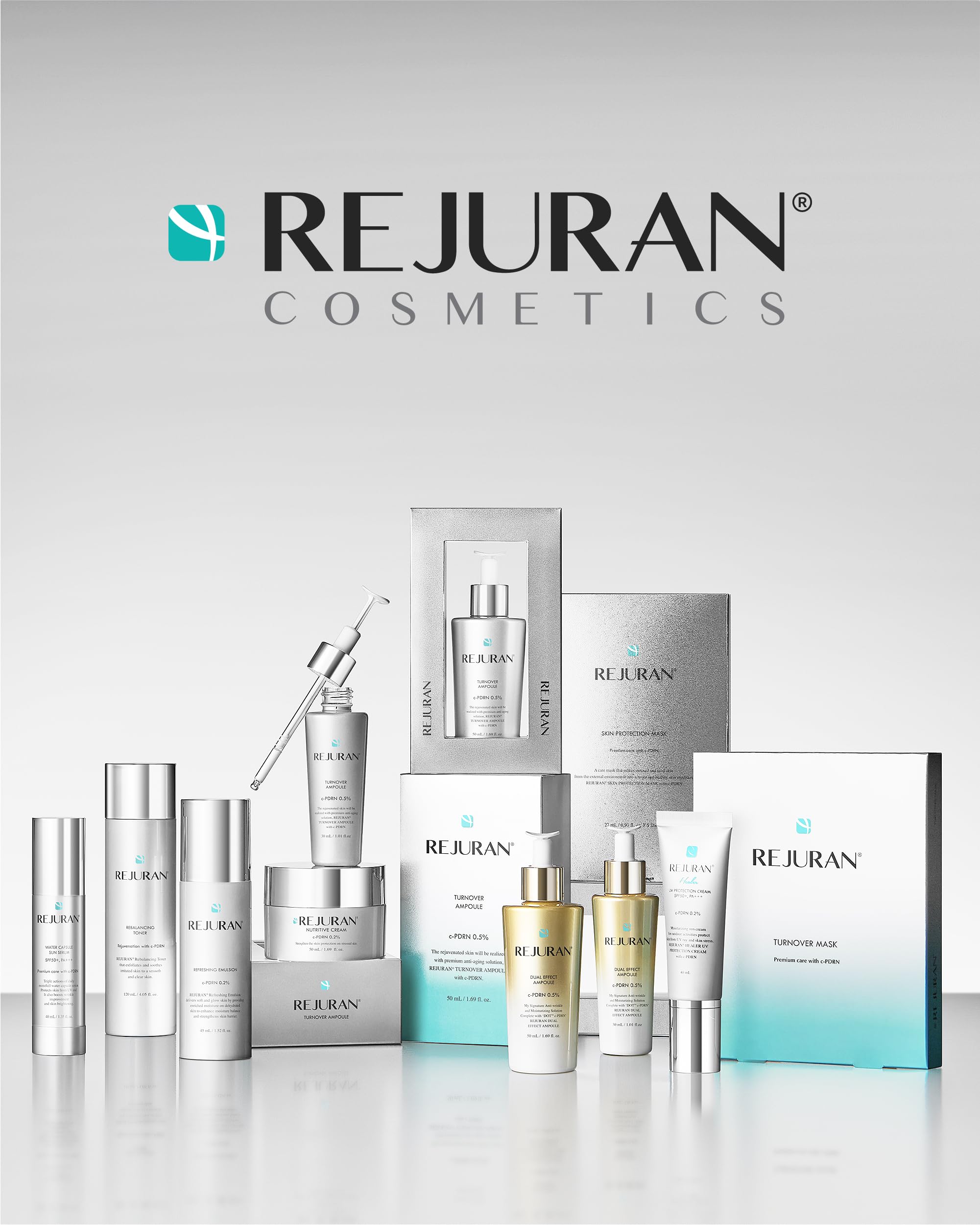 REJURAN gluconolactone exfoliation close-up shows gentle clarity and skin conditioning.
