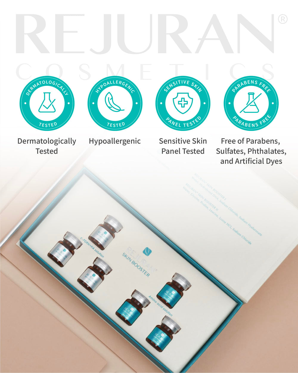 REJURAN Refining Foam Cleanser pump-dispenser ready for a quick, balanced daily cleanse