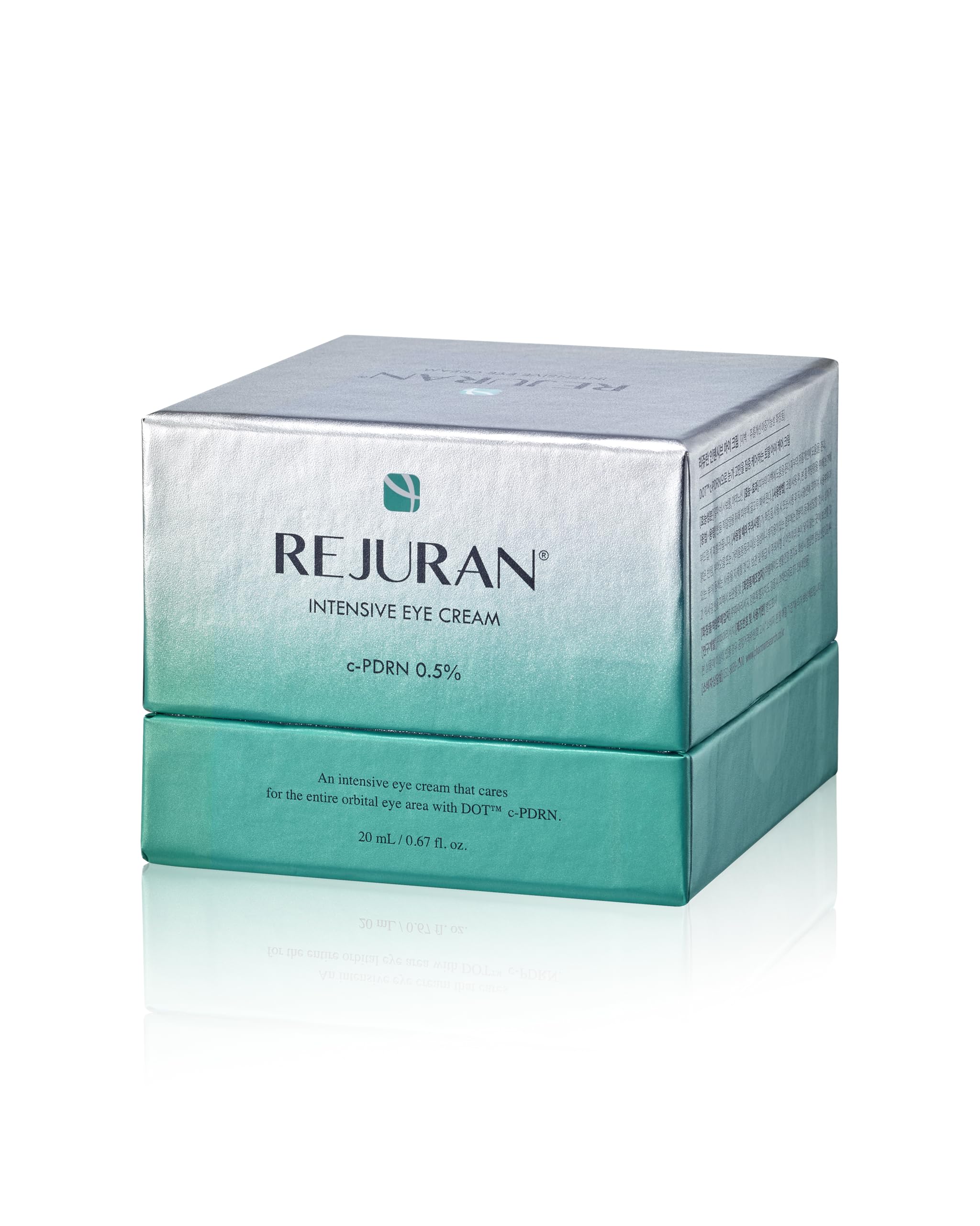 REJURAN Intensive Eye Cream cruelty-free packaging emphasizes ethical skincare.