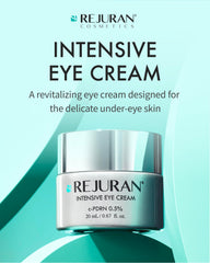 REJURAN Intensive Eye Cream with hyaluronic acid delivering deep hydration.