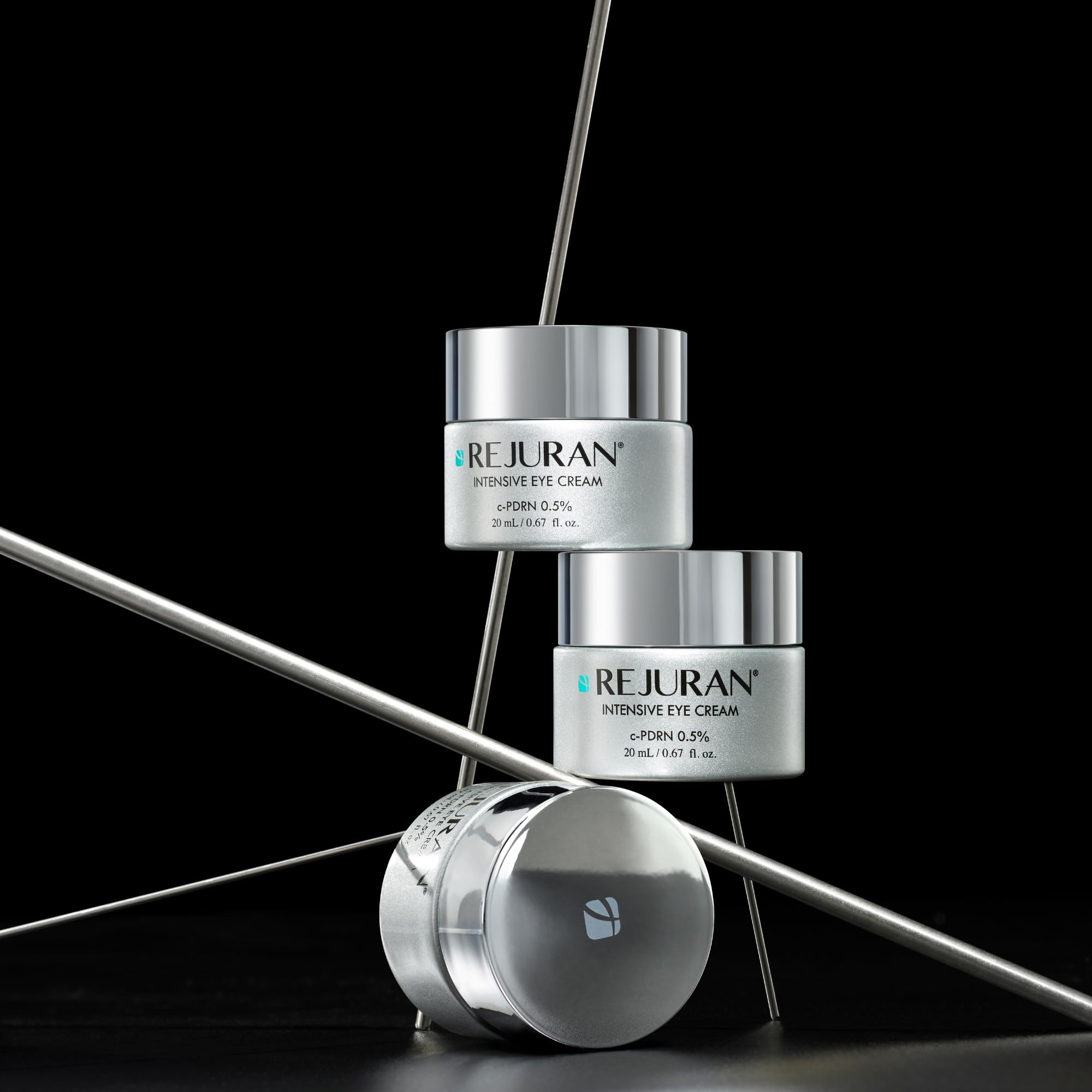 REJURAN Intensive Eye Cream applying under the eye for smooth absorption.