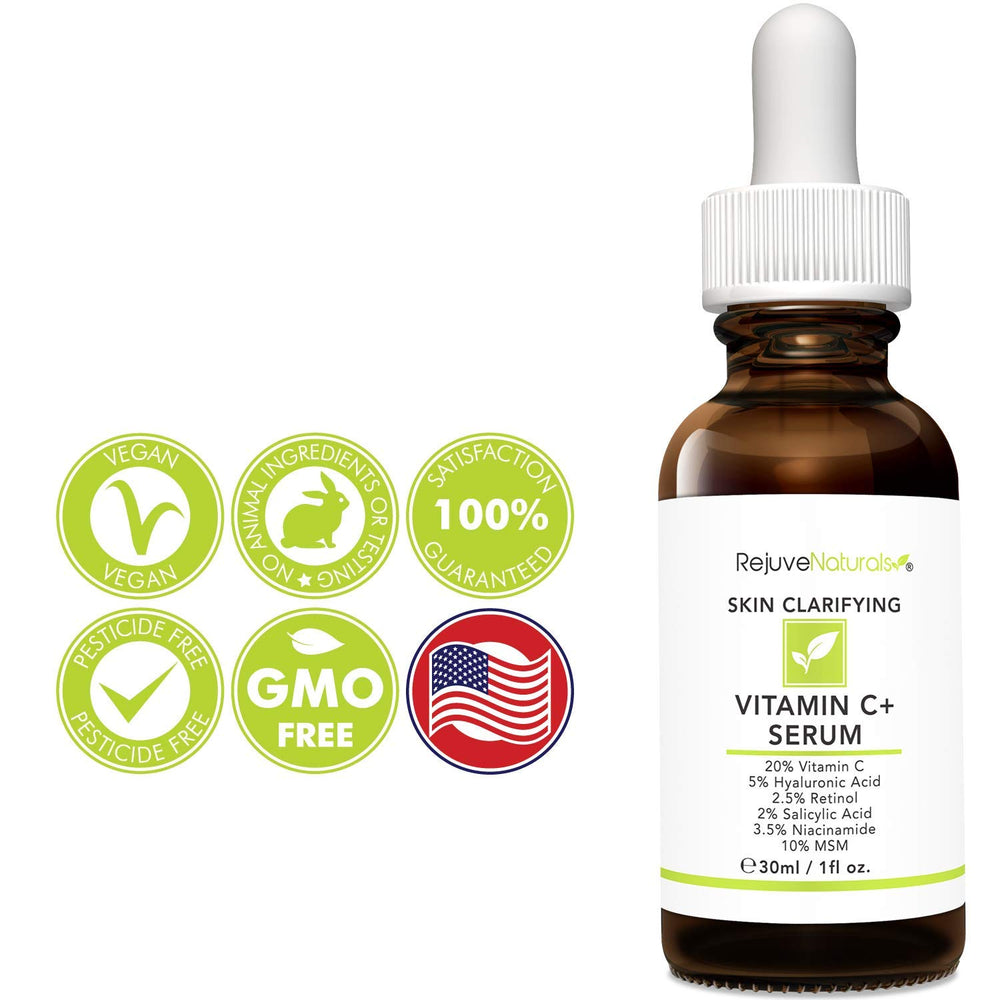 RejuveNaturals serum application dispense shows easy, precise skincare ritual