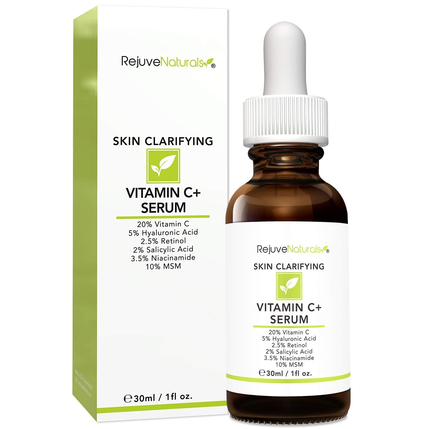 RejuveNaturals serum texture closeup depicts lightweight hydration for daily care