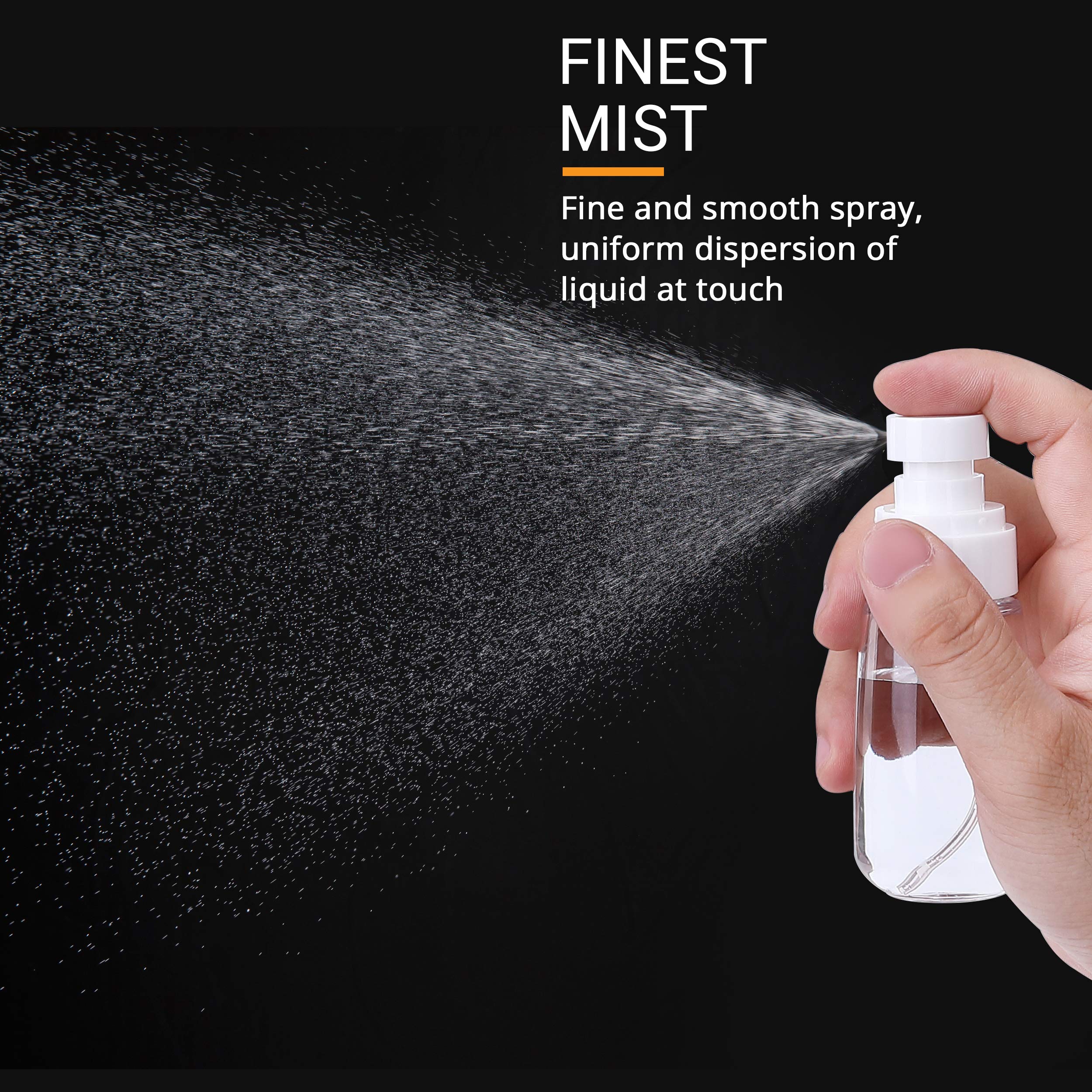 RELANOR Pack 2 fine-mist spray-dispense demonstrates even facial mist coverage.