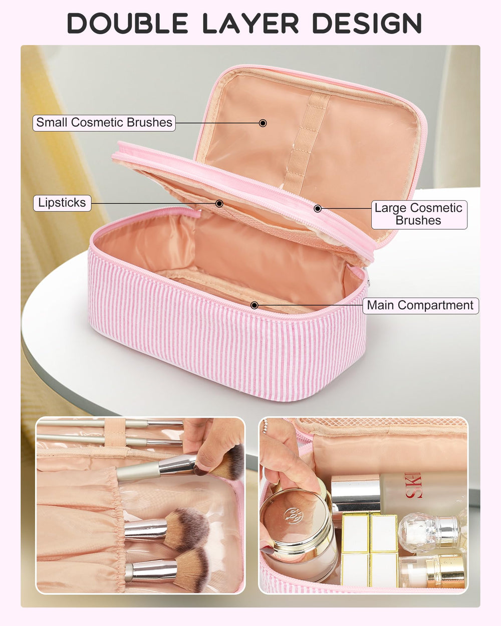 Relavel backpack-ready design slips into bags or luggage with ease