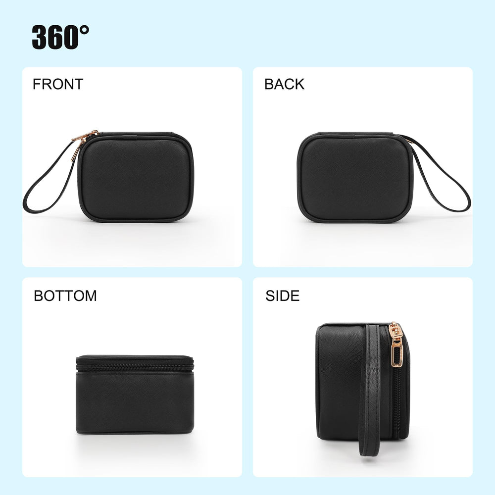 Relavel diseño compacto ideal para viajes y retoques de belleza.