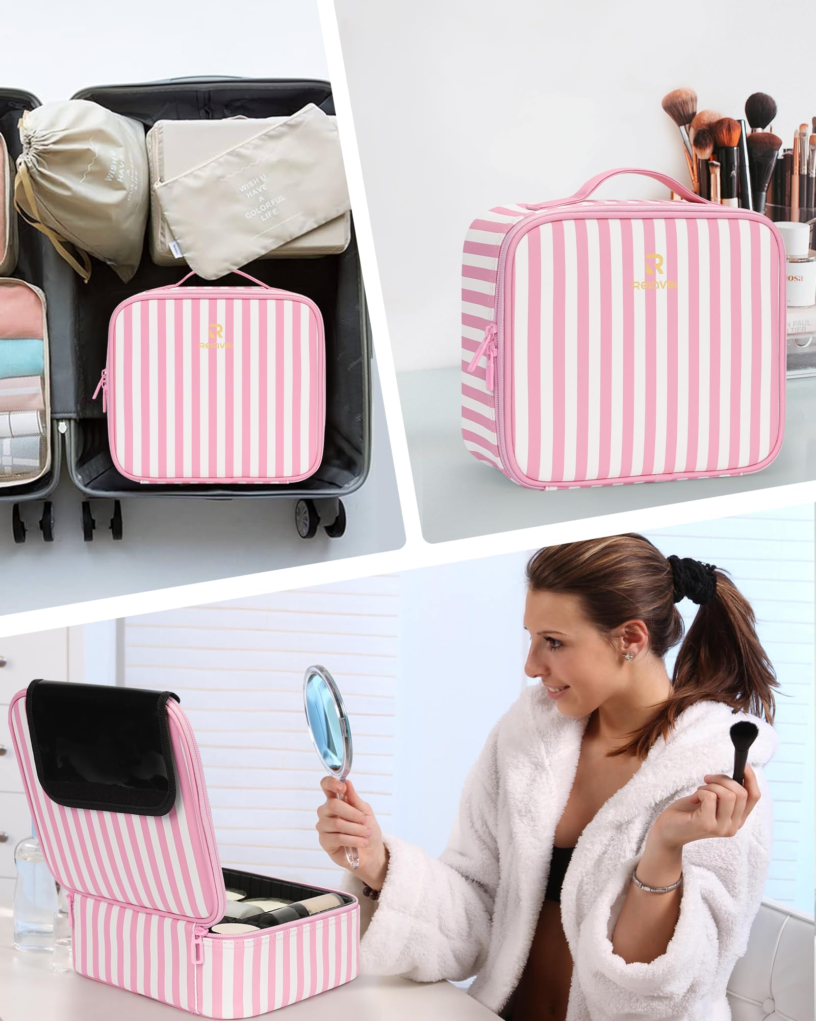 Relavel dual-way zippers enable seamless access to essentials during busy travel days.