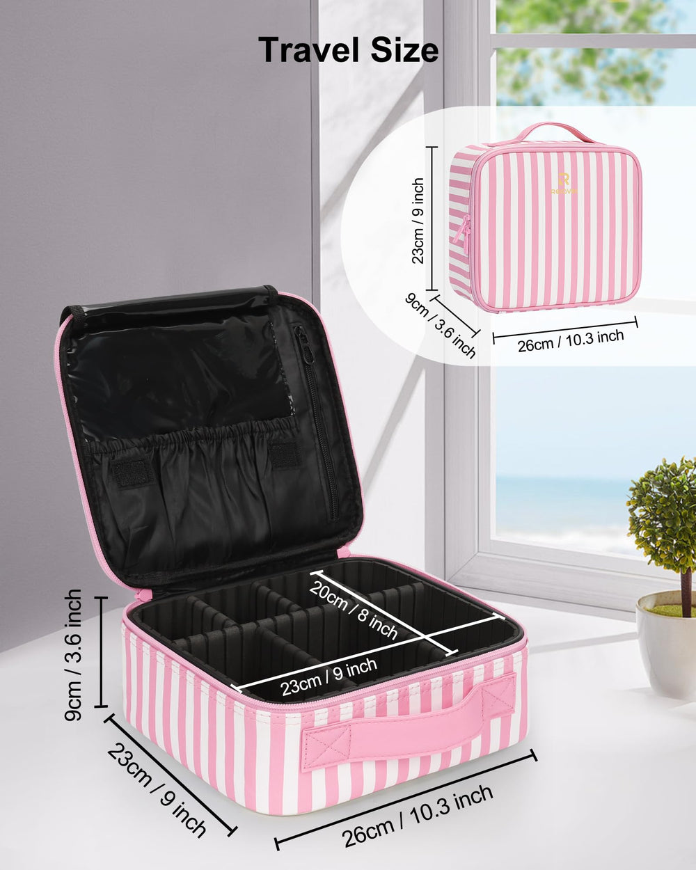 Relavel easy-to-clean lining makes post-trip maintenance quick and effortless.