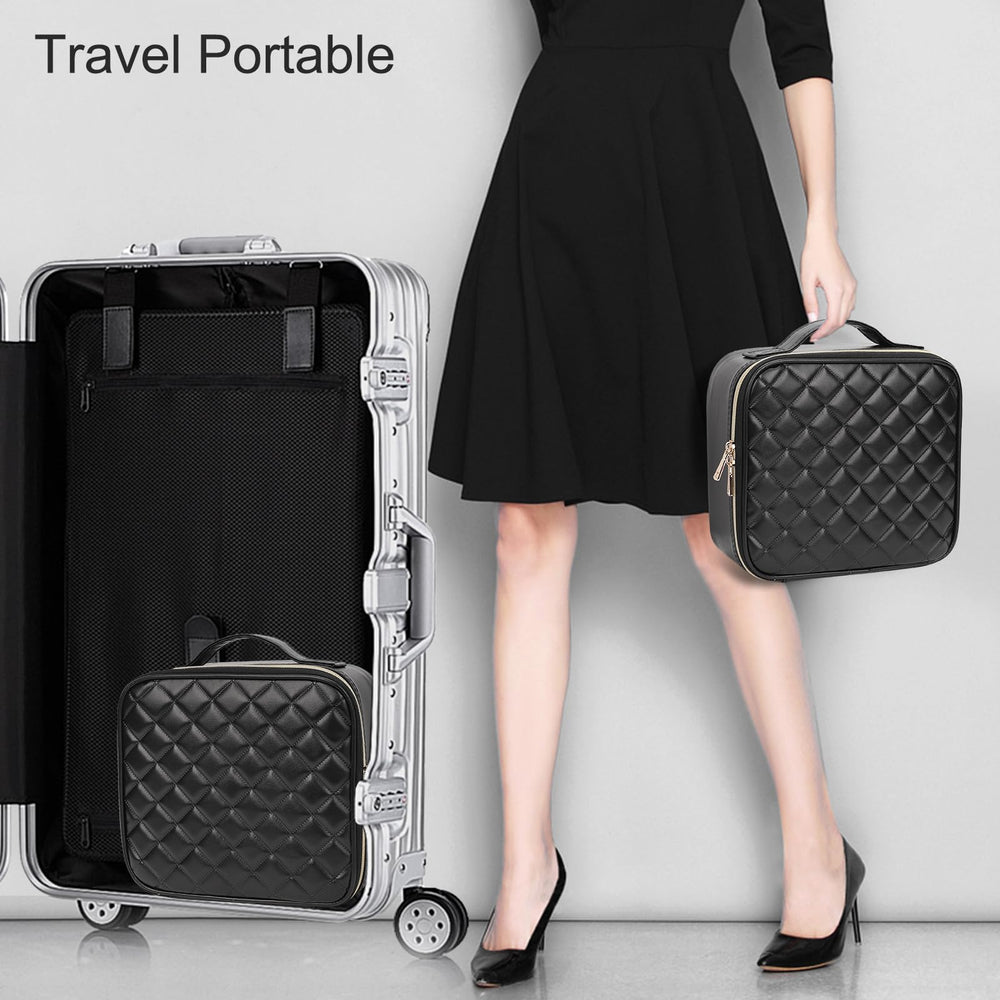 Relavel jewelry toiletries and accessories storage keeps valuables secure on journeys.