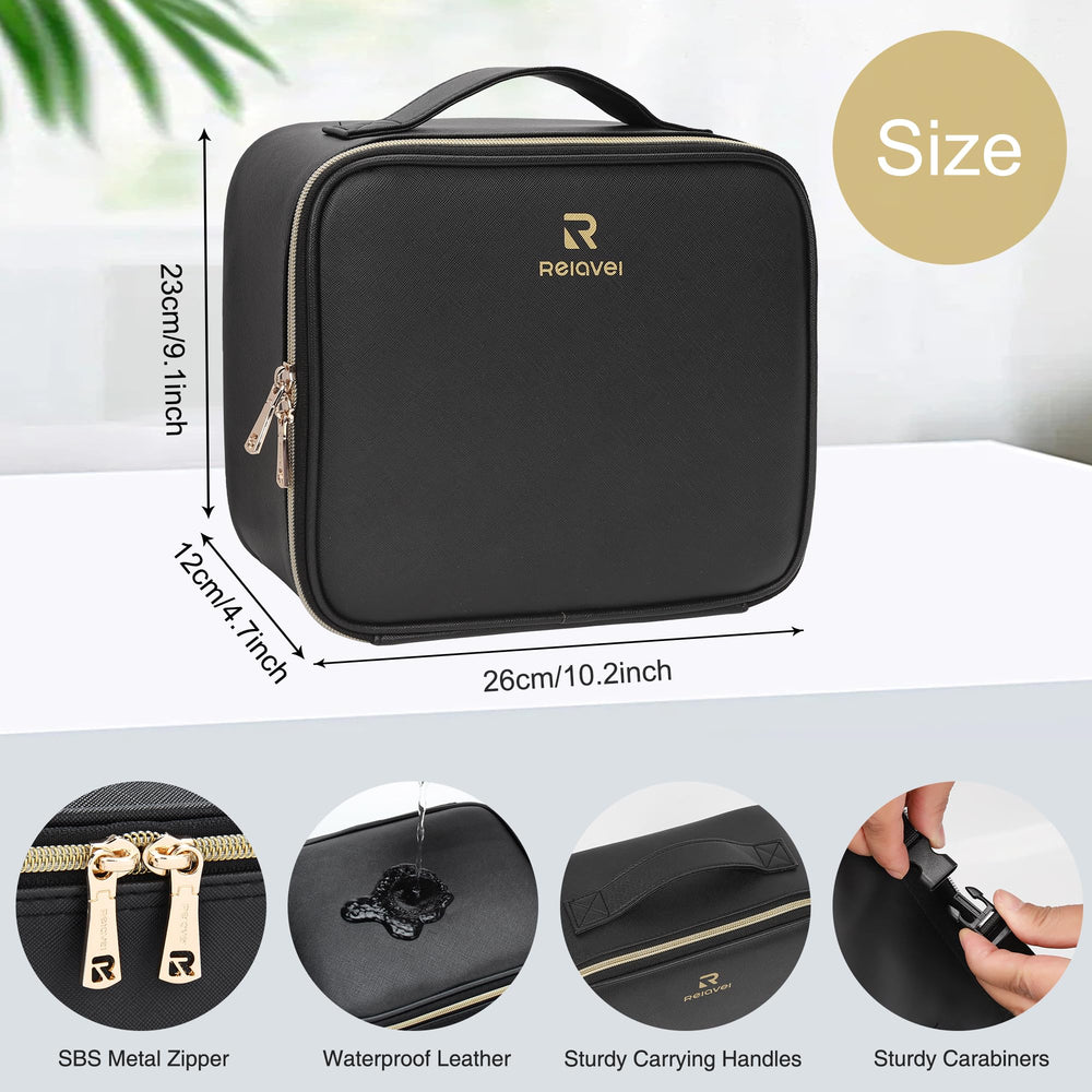 Relavel LED mirror with 2000mAh battery offers cordless lighting for on-the-go makeup
